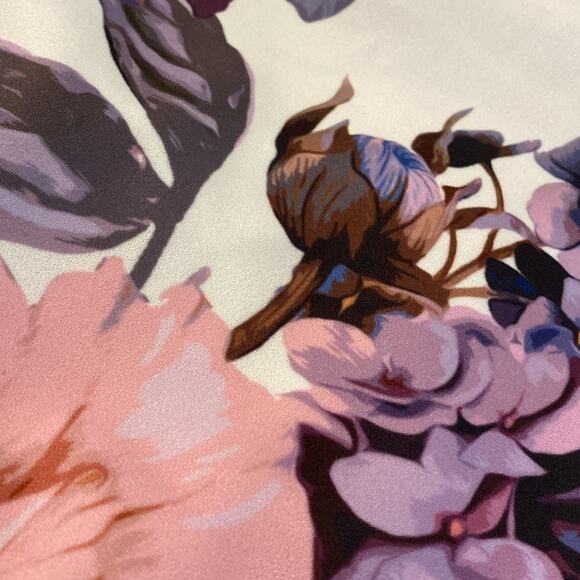 Marc Bouwer Floral Fit and Flare Cap Sleeve Dress Size Large - Picture 8 of 8